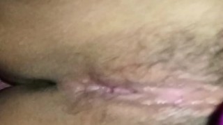 A big toy for a small virgin pussy