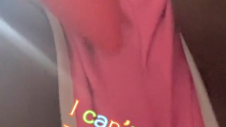 Casual EdgingWatching Men Jerk Pulsing Big Pretty Clit Trembling Loud Moans Come Goon With Me 💦