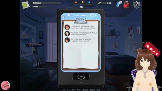 Summertime saga FHD #44 - Nurse sucks my cock in hospital - Jazziuu - Gameplay