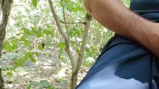 Masturbating in the forest on a bike 💦🍂