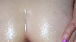 Quería mi leche en su culito