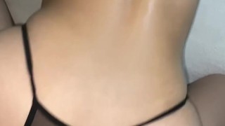 MY NEIGHBOR ASKS ME FOR MASSAGES AND WE END UP FUCKING DOGGY UNFAITHFUL LATINA