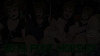 Goth foot worship TRAILER