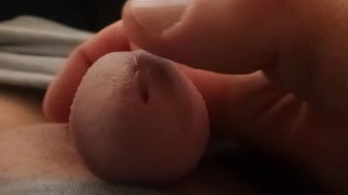 Flaccid cock close up rubbing and playing around