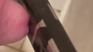 Pro Hockey Player Cums on Hockey Stick - Dane Coxx