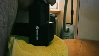 I started to clean the room, but the desire to cum won!