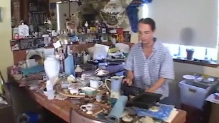 Sexy Christie rides the big cock with her hairy pussy