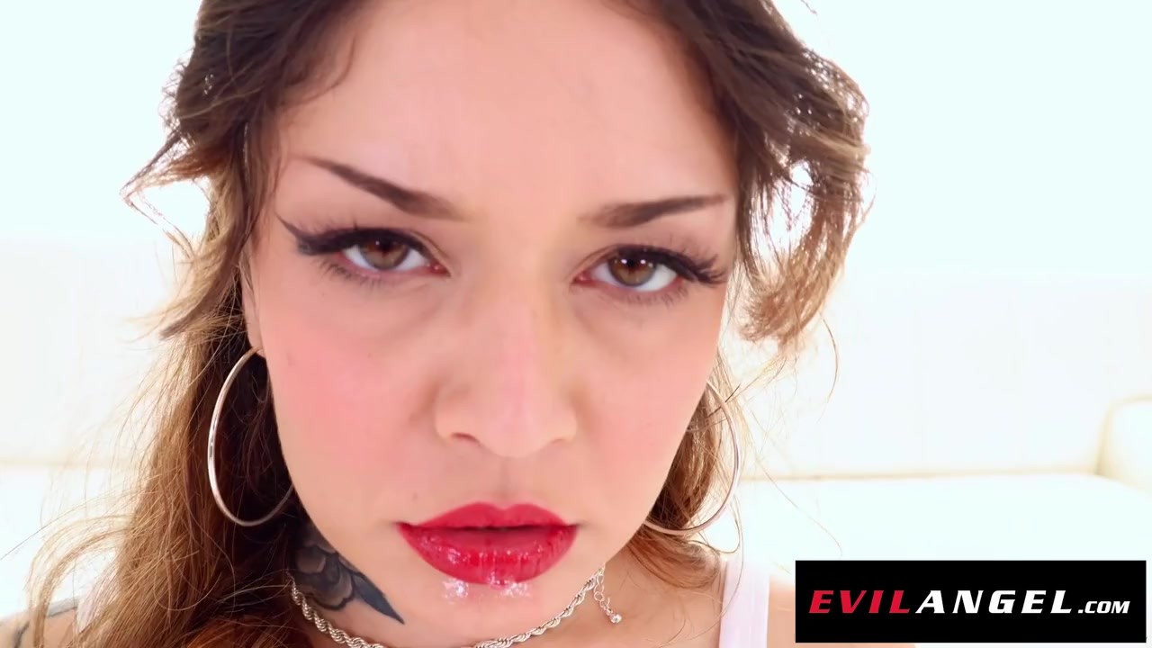 EVILANGEL Oil Squirting ENEMAS & ROUGH Anal Plowing For Tatted Hotties