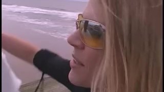 Black dick crams the pussy of this sexy white girl full before facial