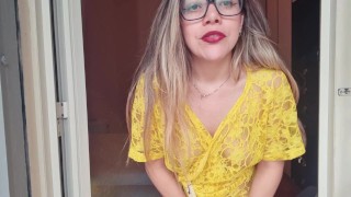 I tidied my room but I wasn't wearing panties