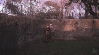 I earned his hot cum fucking him in an old fort