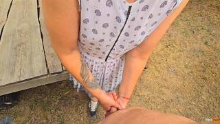 Secret sex with friend's hot Milf during kinky pussy rub & hot Cum in Panties