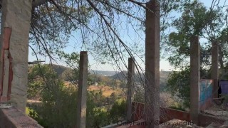 Smoking a cigar while making my wife ORGASM in public