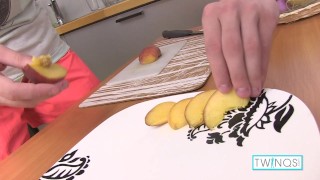 Blond Twink Liam P Gets Frisky With A Purple Ass-Toy!