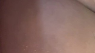 BBW step sister with huge tits rides me