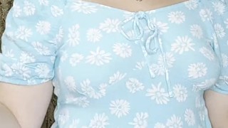 a girl in a great dress