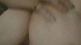 Public walking tittys out