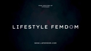 Licking Foot In Leather Stockings And Sucking High Heels Femdom (PREVIEW)