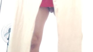 Playing with neighbors new wash clothes