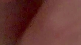 Pushing the cum back in