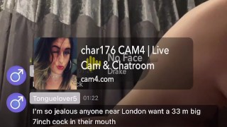 Deep throat with proper big lips live