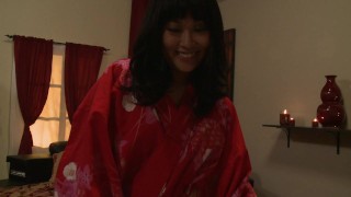 Angela Stone and Nadia Styles get it on with a big black dildo bigger than any other toy.