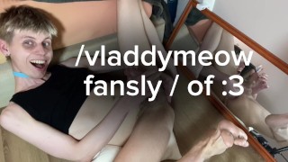 Femboy with hairy bush Fingers Wet Hole And Edges His Cock