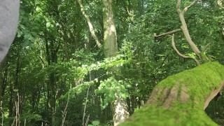 Pissing in the woods