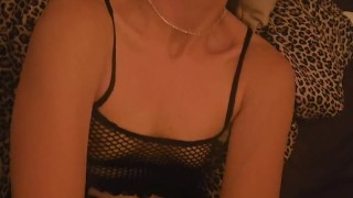 Orgasm torture: ankles tied with rope to wrists, Dirty_Ruth cums for over a minute!