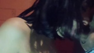 sucking my whole cock. I love sucking my stepbrother's cock