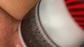 Stamina training with sex toy