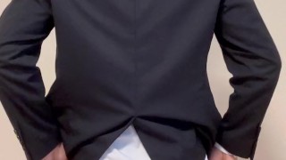 Sample Anal masturbation with dildo