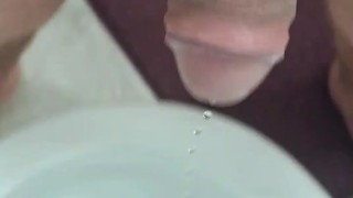Peeing hot penis