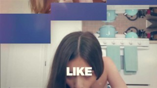 Blowpass - Hot Blonde Petite Babe Fills Her Mouth With A Huge Cock