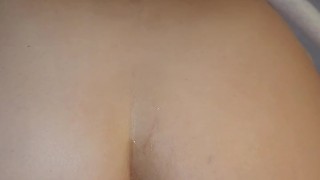 asian babe ride cock and make cum inside no condom