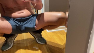 Hands free gym shorts load