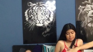 I masturbate my stepsister in the presence of her horny girlfriend