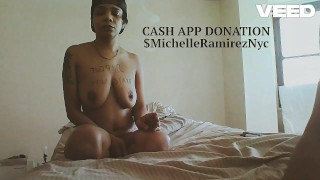 LESBIAN DIKES GIVE BIG DICK BLOW JOB COSPLAY HAT EBONY BROWN