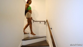 BLACK TGIRLS - Trendy Rides The BBC For Full Pleasure