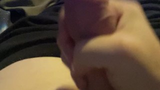 Huge cum load from small dick
