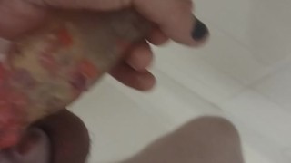 Comparing my clit to a normal dildo!