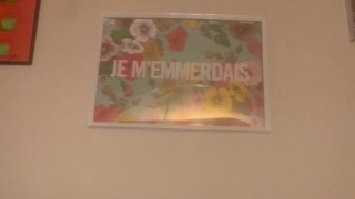 Deepthroat with dildo