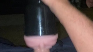 Fucking my fleshlight moaning mommy