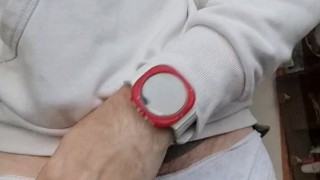 First piss of the day , granny panties