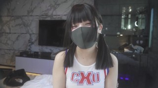 夏バテ気味なおちんちんを全力応援っ！ぬるぬるローションで極上手コキ🍌💦　裏垢女子　コスプレ　オナニー　