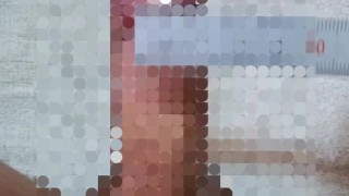 包茎チンポの大きさを図ったら...