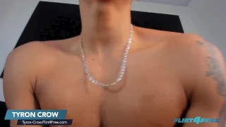 Tyron Crow on Flirt4Free - Slender Stud Stretches His Asshole to the Limit
