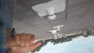 Solo masturbation on a roof top. Almost got caught