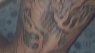 Doggy style tattoo girl