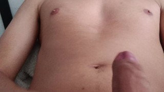 I masturbate until I cum in jets